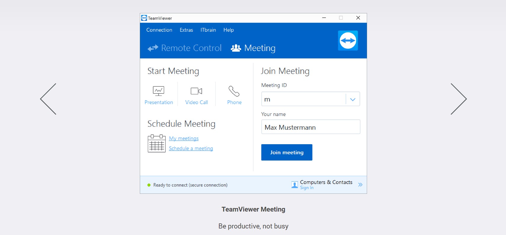 Teamviewer connect to remote computer